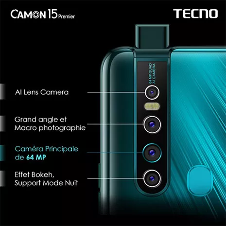 tecno camera lens